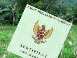 jutaan tanah di sertifikatkan di NTB