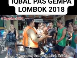 Gempa Lombok 2018, Lalu Iqbal Dikritik Soal Klaim Evakuasi WNA di Gili Trawangan, Mantan Kepala Desa dan Bupati Membantah