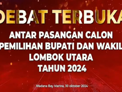 Tiga Pasangan Calon Bupati Lombok Utara Bersiap Bertarung dalam Debat Perdana: Siap Saling Adu Visi-Misi di Panggung Malam Ini!