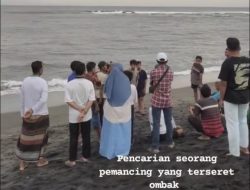 Tragedi di Pantai Ijobalit: Pria Pemancing Terseret Ombak Saat Berusaha Menolong Keluarganya