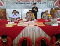 Polda NTB Ungkap 7 Kasus Narkoba, 10 Tersangka Ditangkap