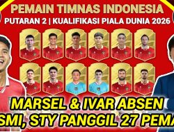 Timnas Indonesia Siap Tempur di Kualifikasi Piala Dunia 2026, STY Panggil 27 Pemain.