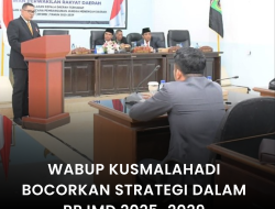 Wabup Kusmalahadi Bocorkan Strategi Dalam RPJMD 2025-2029