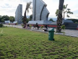 Usai Deklarasi Kurma Dunia, DLHPKP KLU Gerak Cepat Tata Kebersihan, Alun-alun Dayan Gunung Kembali Indah dan Tertib