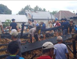 65 Rumah Adat Kampu Bayan Timur Ludes Terbakar, Warisan Budaya Ikut Terancam