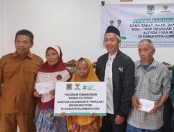 ZIS Konsumtif Digulirkan, Badan Amil Zakat Nasional KLU Pastikan Pemerataan Bantuan Hingga Pelosok Desa