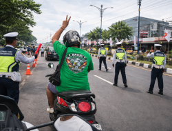 Penjagaan Ketat Konvoi Suporter Club Daygun, Dishub Lombok Utara Pastikan Lalu Lintas Tetap Tertib