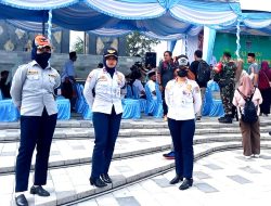 Sehari Sebelum Deklarasi Peradaban Kurma Dunia, Dishub KLU Siaga Penuh Amankan Arus Lalu Lintas di Dayan Gunung