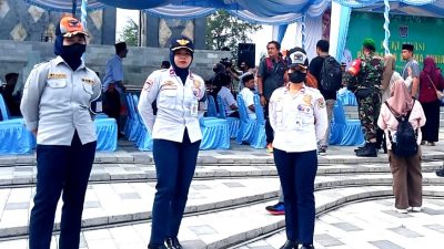 Sehari Sebelum Deklarasi Peradaban Kurma Dunia, Dishub KLU Siaga Penuh Amankan Arus Lalu Lintas di Dayan Gunung